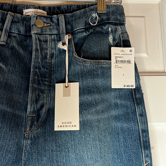 NWT Good American Good Boy Jeans - Picture 5 of 7